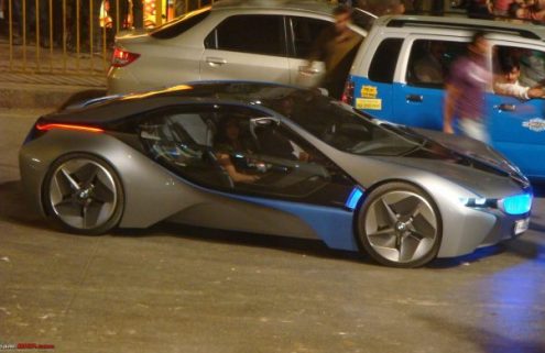 BMW Vision EfficientDynamics spotted on the set of Mission Impossible 4