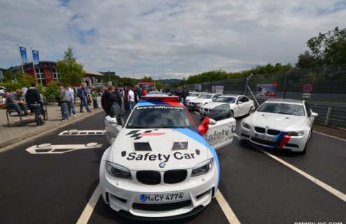 Photos: BMW 1M Safety Car at Nurburgring