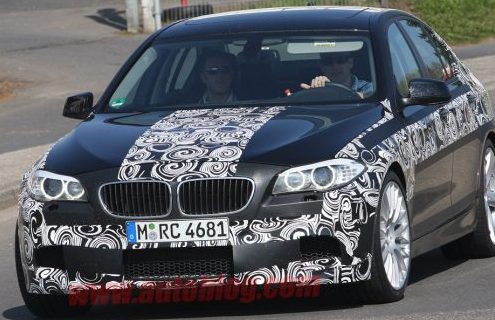 Spy Shots: 2012 BMW M5 loses more camouflage
