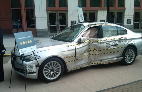 BMW 5 Series Receives Five Stars in New More Stringent Crash Test