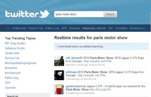 Twitter Live Feed: All Automotive News from Paris Auto Show