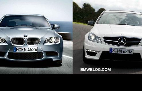 Photo Comparison: 2011 BMW M3 E90 Facelift vs. 2012 Mercedes-Benz C63 AMG Facelift