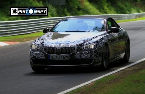 2012 BMW 6 Series Convertible Spied at Nurburgring 