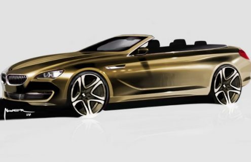 Design Sketches: 2012 BMW 6 Series Convertible