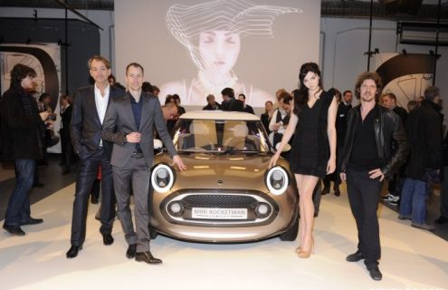 Exclusive preview of the MINI Rocketman Concept during Milan Fashion Week 2011