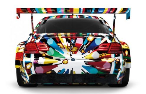 Jeff Koons decorates a Limited-Edition BMW Miniature / Art Car