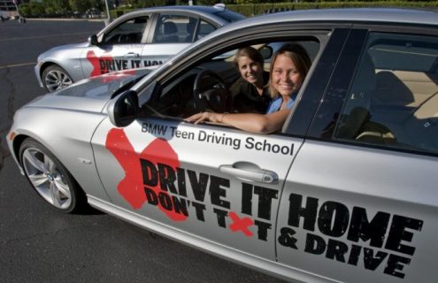 BMWNA CEO Jim O’Donnell at “DRIVE IT HOME – DON’T TXT & DRIVE” at Special Teen Driving School