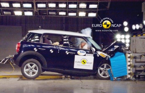 MINI Countryman scores 5 stars in EURO NCAP crash test