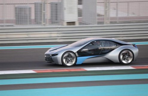 BMW Vision EfficientDynamics spotted during photoshoot in Abu Dhabi