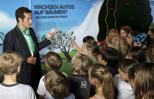 Relaunch of the BMW Welt Junior Campus. New focus on sustainability in automotive production