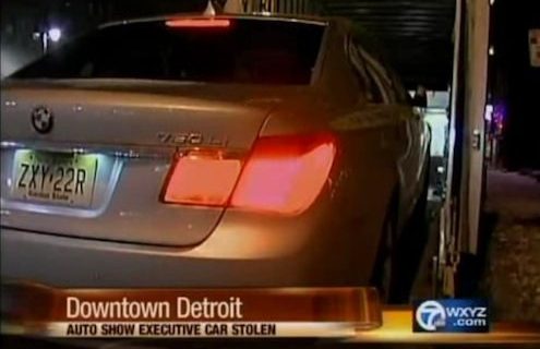 7 Series Stolen From BMW At Detroit Auto Show