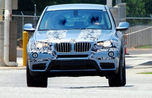 2011 BMW X3 spied again with days before its unveiling
