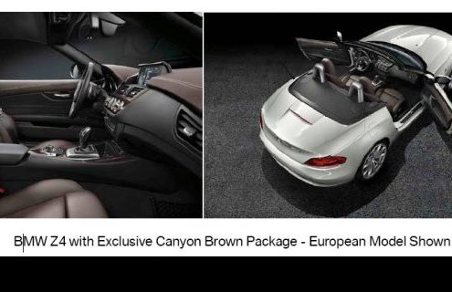 Fall 2011: BMW Z4 with Exclusive Canyon Brown Package