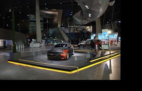 Camouflaged BMW 1M showcased at BMW Welt on Nov 20th and 21st