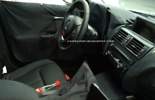 2012 BMW 1 Series showing its interior design