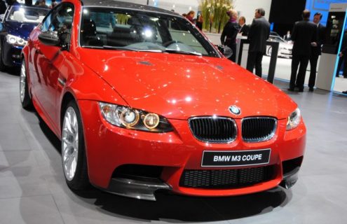 2011 Geneva: BMW M3 in Melbourne Red Metallic