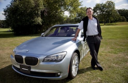 BMW ActiveHybrid 7 concierge car for “The French Laundry” restaurant