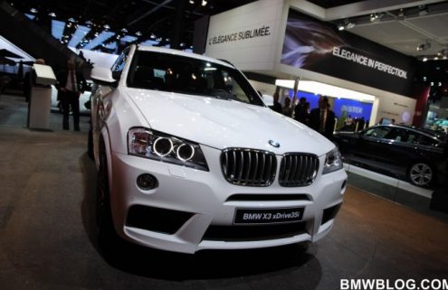 2010 Paris Motor Show: 2011 BMW X3 M Sport Package