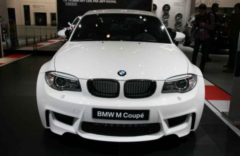 BMW 1M in Alpine White from Brussel Auto Show