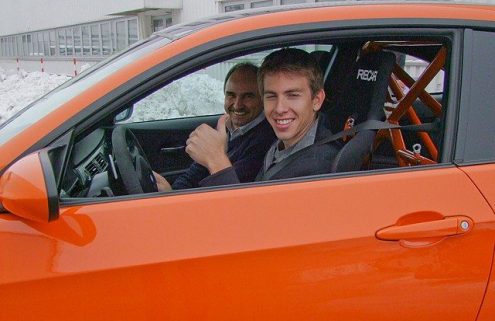 US Race Driver Tommy Milner visits BMW M