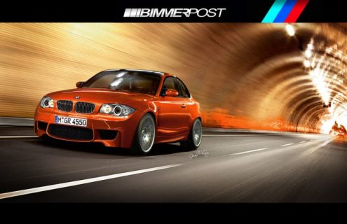 Rendering: BMW 1 Series M Coupe