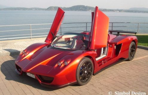 Lavazza GTX-R supercar with a BMW V12 engine
