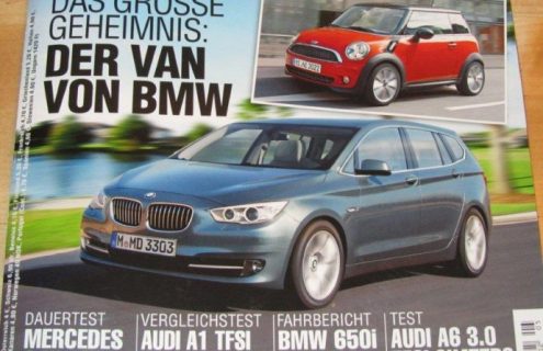 BMW Van-like vehicle rendered by Auto Motor Und Sport