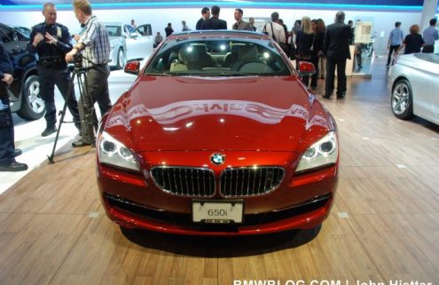 NYIAS 2011: World Debut - 2012 BMW 6 Series Coupe
