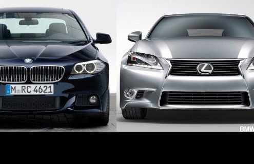 Photo Comparison: BMW 5 Series vs. 2013 Lexus GS 350