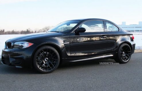 BMW 1M in Black Sapphire Metallic spotted at BMWNA HQ
