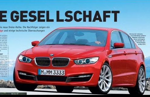 Rendering: 2012 BMW 3 Series Sedan