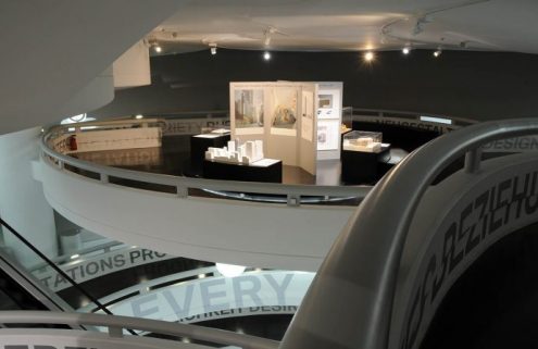 Exhibition of modern museum architecture at the BMW Museum