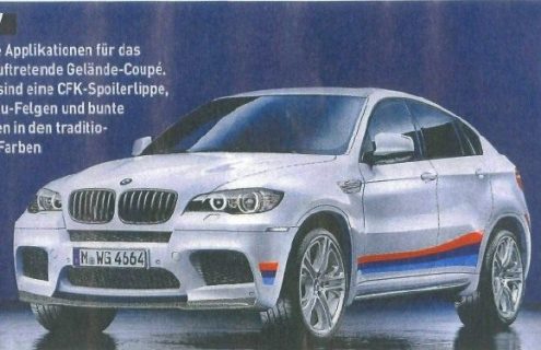 First Photo: BMW X6M with Performance Parts