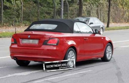 Spy Photos: BMW 1 Series Convertible Facelift