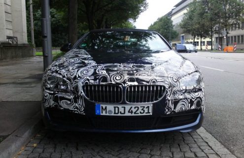 Latest Spy Photos: 2012 BMW 6 Series Convertible
