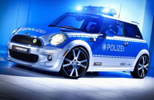 "Green Police"? MINI E Polizei electric by AC Schnitzer
