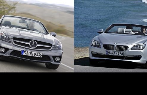 Photo Comparison: BMW 6 Series Cabrio vs. Mercedes-Benz SL