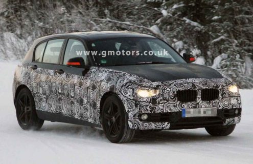 2012 BMW 1 Series Hatchback Spotted In Black