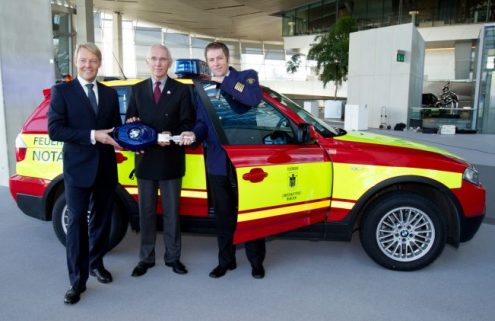 Munich emergency medical fleet gets the previous BMW X3