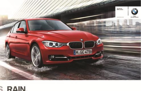 Ad campaign for the new BMW 3 Series
