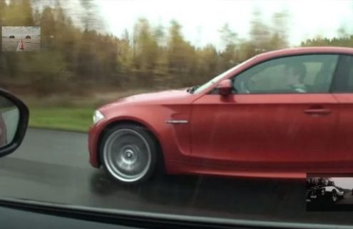 Video: BMW 1M vs BMW M6 Coupe from a rolling start and from standstill