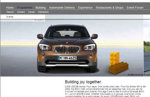 2.000 LEGO bricks. 4 days. 1 plan: build a BMW X1!