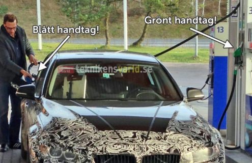 2014 F80 BMW M3 test mule refueled with E85 ethanol