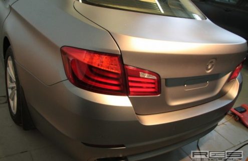 BMW 5 Series gets a frozen wrap