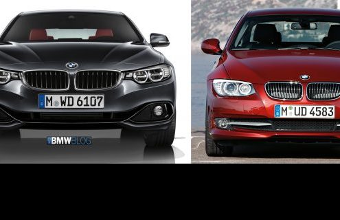 BMW 4 Series Coupe vs. E92 3 Series Coupe - Photo Comparison