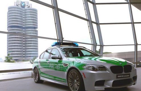 F10 BMW M5 Police Car at BMW Welt *Updated with photos*