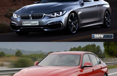 Visual Comparison: F32 BMW 4 Series vs. F30 3 Series Sedan