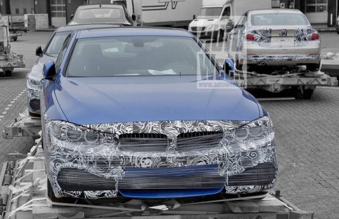 Production BMW 4 Series spied at Schiphol airport