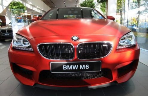BMW M6 Coupe in Frozen Red