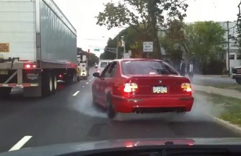 BMW Super Bild Of The Day: M5 terrorizes pedestrians